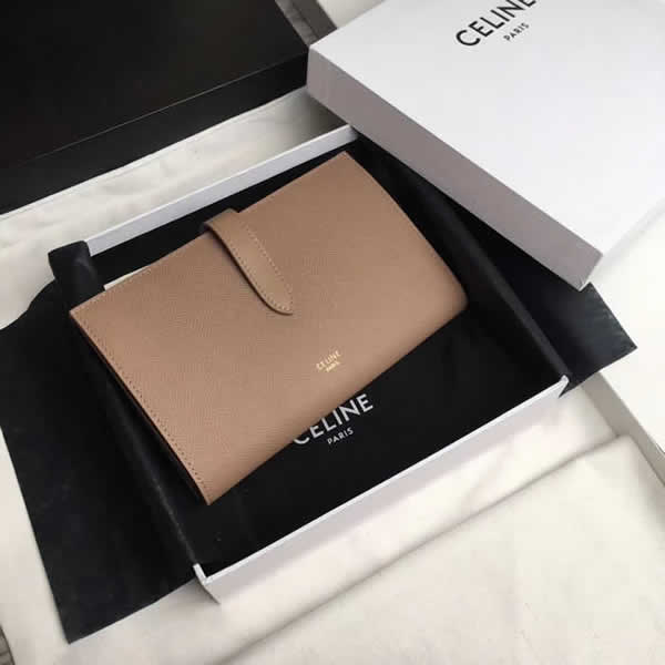 Top Quality Replica New Celine Brown Strap Wallet Coin Purse